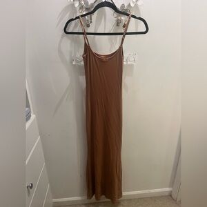 SKIMS Brown Maxi Dress